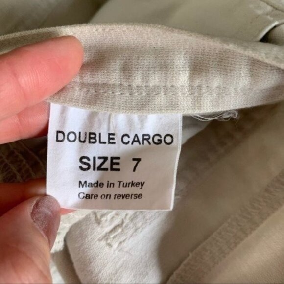 Blue Asphalt Double Cargo Pants 7 Gray NWT - Picture 7 of 8